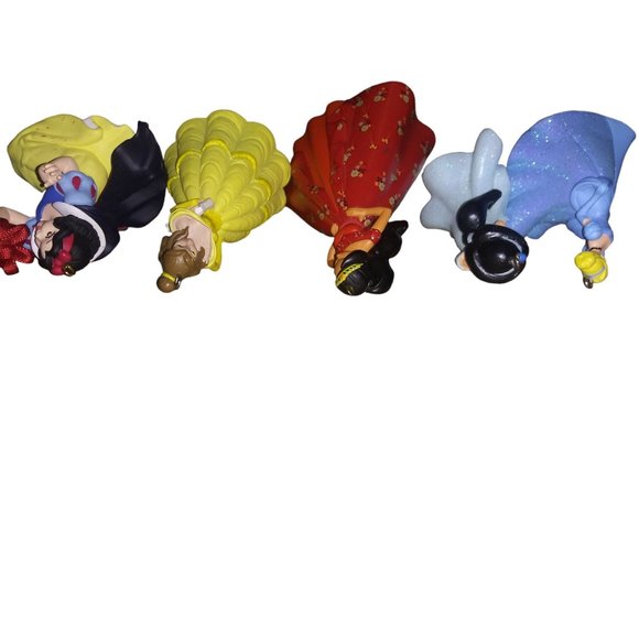 Disney Princess Christmas Ornaments Lot of 5 Belle Cinderella Snow White Ornamen - Picture 12 of 13